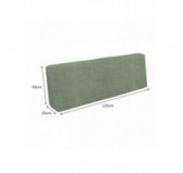 Funda para Cojín de Respaldo 120x40 cm para Palets – Verde Funda para Cojín de Respaldo 120x40 cm para Palets – Verde