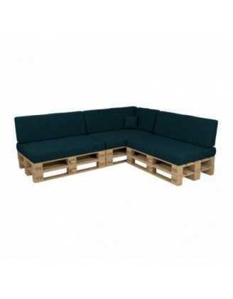 Funda para Cojín Decorativo 40x40 cm para Palets – Verde Oscuro