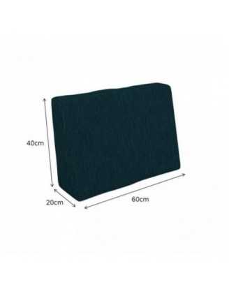 Funda para Cojín de Respaldo Lateral 60x40 cm para Palets – Verde Oscuro
