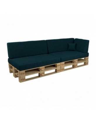Funda para Cojín de Respaldo Lateral 60x40 cm para Palets – Verde Oscuro
