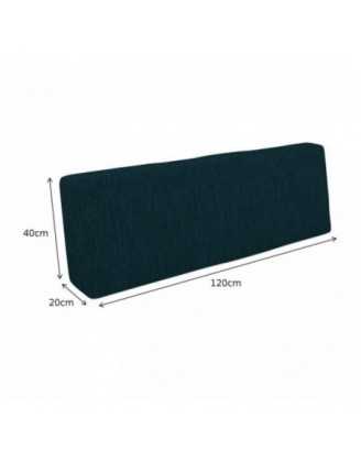Funda para Cojín de Respaldo 120x40 cm para Palets – Verde Oscuro