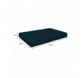 Set de 2 Fundas para Cojines de Palets: 1x 120x80 cm + 1x 120x40 cm – Verde Oscuro Set de 2 Fundas para Cojines de Palets: 1x 120x80 cm + 1x 120x40 cm – Verde Oscuro
