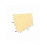 Funda para Cojín de Respaldo Lateral 60x40 cm para Palets Impermeable – Beige Funda para Cojín de Respaldo Lateral 60x40 cm para Palets Impermeable – Beige