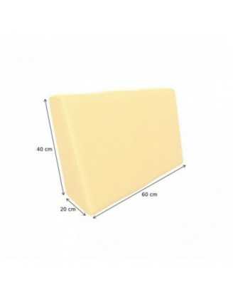 Funda para Cojín de Respaldo Lateral 60x40 cm para Palets Impermeable – Beige