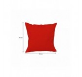 Funda de Cojín Impermeable para Palets: para Cojín decorativo 40x40, Rojo