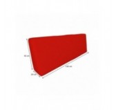 Funda para Cojín de Respaldo 120x40 cm para Palets Impermeable – Rojo Funda para Cojín de Respaldo 120x40 cm para Palets Impermeable – Rojo