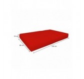 Funda para Cojín de Asiento 120x80 cm para Palets Impermeable – Rojo Funda para Cojín de Asiento 120x80 cm para Palets Impermeable – Rojo