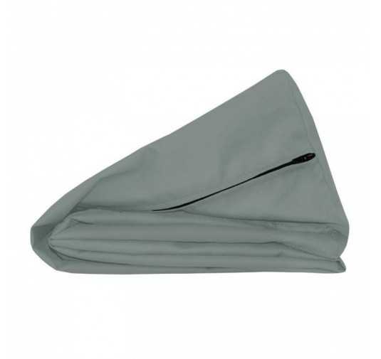 Funda de Cojín Impermeable para Palets: para Cojín de Respaldo Lateral 60x40, Gris