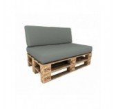 Funda para Cojín de Asiento 120x80 cm para Palets Impermeable – Gris Funda para Cojín de Asiento 120x80 cm para Palets Impermeable – Gris