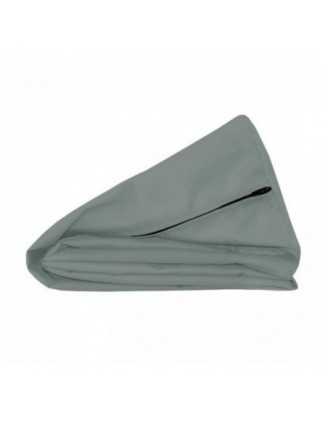 Set de 2 Fundas para Cojines de Palets Impermeable: 1x 120x80 cm + 1x 120x40 cm – Gris