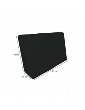 Funda para Cojín de Respaldo Lateral 60x40 cm para Palets Impermeable – Antracita