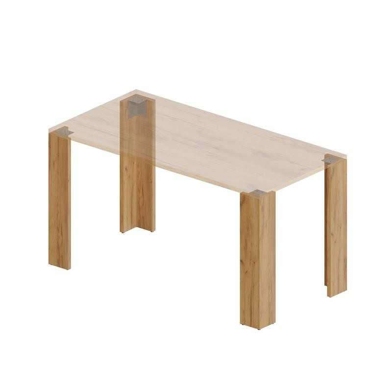 Patas de Mesa, Patas para Muebles, Mesas de la Sala, Patas de la Encimera para Muebles, 13x13x72 cm, Conjunto de 4, Roble Craft