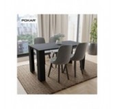 Patas de Mesa, Patas para Muebles, Mesas de la Sala, Patas de la Encimera para Muebles, 13x13x72 cm, Conjunto de 4, Negro