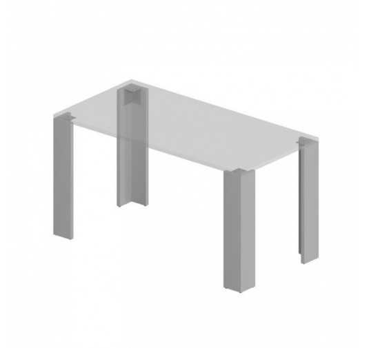 Patas de Mesa, Patas para Muebles, Mesas de la Sala, Patas de la Encimera para Muebles, 13x13x72 cm, Conjunto de 4, Gris Claro