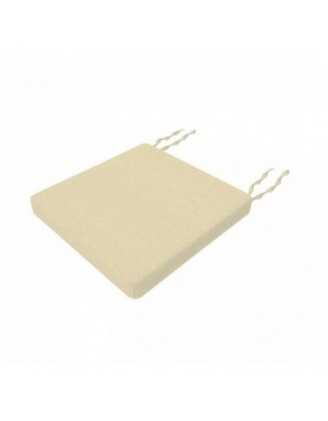 Cojín para banco de jardín, cojín para columpio, cojín de jardín, 50 x 50 x 5 cm, Beige