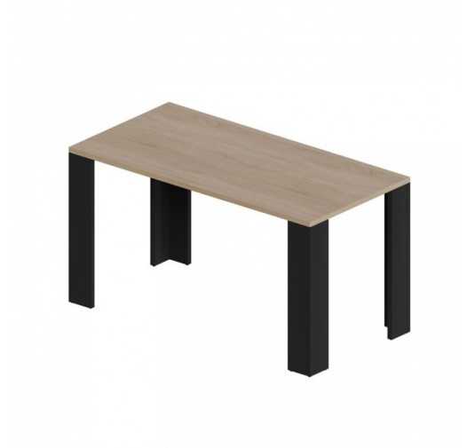 Mesa de Comedor, Mesa de Salón, Mesa de Oficina, Tablero de 2.5 cm, Roble Sonoma, 120x60x75 cm