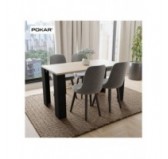 Mesa de Comedor, Mesa de Salón, Mesa de Oficina, Tablero de 2.5 cm, Roble Sonoma, 120x60x75 cm