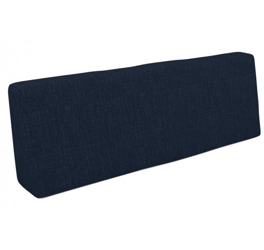 Cojín de Respaldo para Palet 120x40x20/10 Azul Oscuro