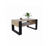 Mesa de centro, Mesa de café para salón, oficina, Roble Sonoma, 60,5 x 53,6 x 45 cm Mesa de centro, Mesa de café para salón, oficina, Roble Sonoma, 60,5 x 53,6 x 45 cm