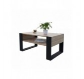 Mesa de centro, Mesa de café para salón, oficina, Roble Sonoma, 60,5 x 53,6 x 45 cm Mesa de centro, Mesa de café para salón, oficina, Roble Sonoma, 60,5 x 53,6 x 45 cm