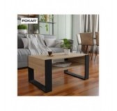 Mesa de centro, Mesa de café para salón, oficina, Roble Sonoma, 60,5 x 53,6 x 45 cm Mesa de centro, Mesa de café para salón, oficina, Roble Sonoma, 60,5 x 53,6 x 45 cm