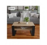 Mesa de centro, Mesa de café para salón, oficina, Roble Sonoma, 60,5 x 53,6 x 45 cm Mesa de centro, Mesa de café para salón, oficina, Roble Sonoma, 60,5 x 53,6 x 45 cm