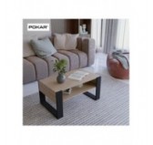 Mesa de centro, Mesa de café para salón, oficina, Roble Sonoma, 60,5 x 53,6 x 45 cm Mesa de centro, Mesa de café para salón, oficina, Roble Sonoma, 60,5 x 53,6 x 45 cm