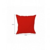 Cojín Decorativo para Palets y Sofá de Jardín, Impermeable, 40x40 cm, Rojo