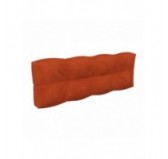 Set de 2 Cojines para Palets, 120x80 cm + 120x40 cm, Acolchado, Naranja