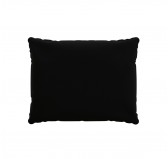 Cojín de respaldo, almohadilla para silla, cojín para asiento de muebles de ratán, cojín de jardín, 50x40x15 cm, Negro