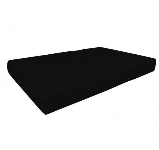 Cojín de Asiento para Palet Impermeable 120x80x15 Negro