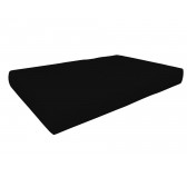 Cojín de Asiento para Palet Impermeable 120x80x15 Negro