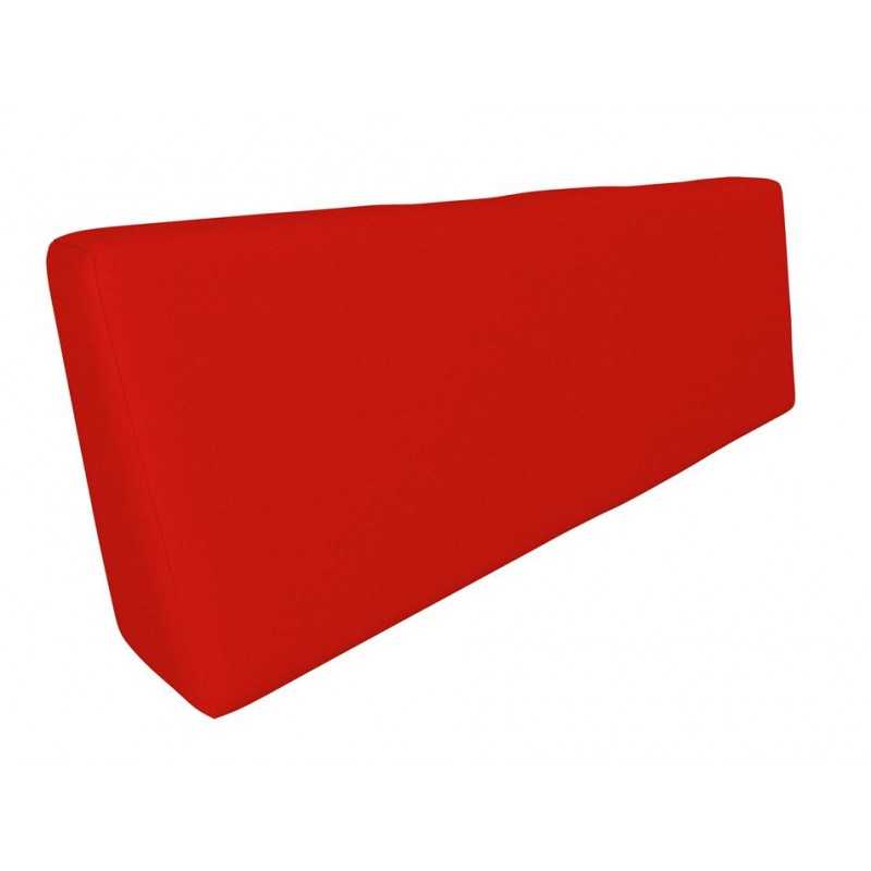 Cojín de Respaldo para Palet Impermeable 120x40x20/10 Rojo