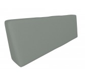 Cojín de Respaldo para Palet Impermeable 120x40x20/10 Gris