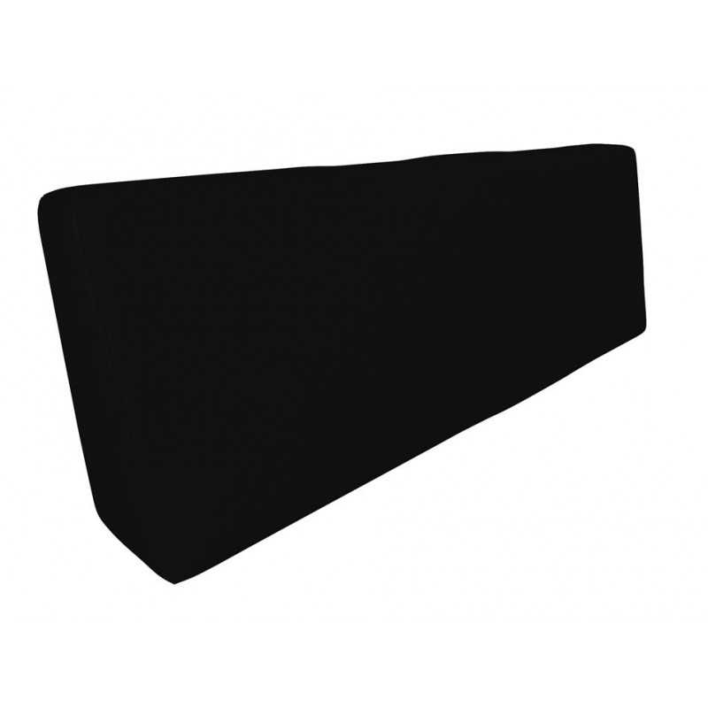 Cojín de Respaldo para Palet Impermeable 120x40x20/10 Negro