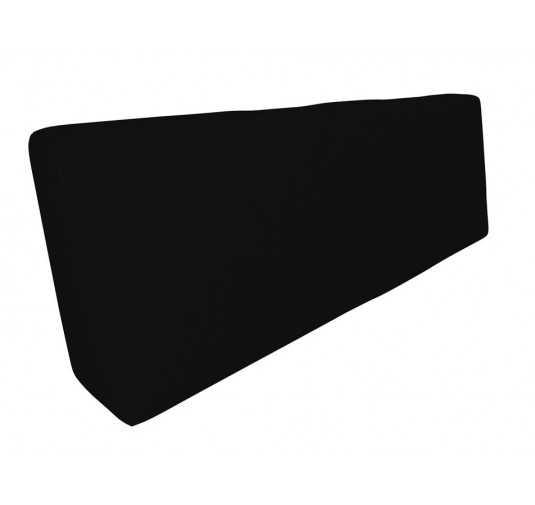 Cojín de Respaldo para Palet Impermeable 120x40x20/10 Negro