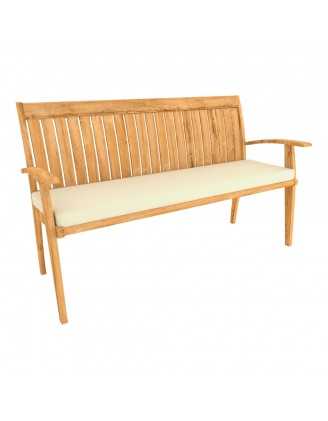 Cojín para banco de jardín, cojín para columpio, cojín de jardín, 110 x 50 x 5 cm, Beige
