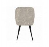 Silla de comedor, silla tapizada, silla de salón, sillón tapizado, gris