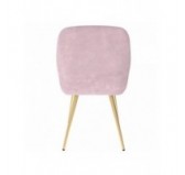 Silla de comedor, silla tapizada, silla de salón, sillón tapizado, rosa