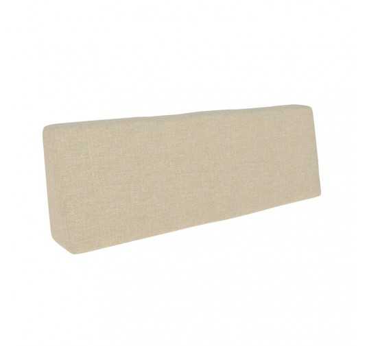 Cojín de Respaldo para Palet 120x40x20/10 Beige