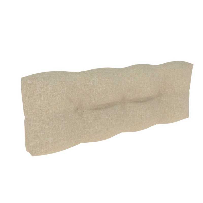 Cojín de Respaldo Acolchado para Palet 120x40x12 Beige