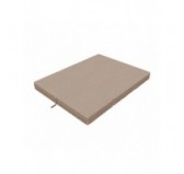 Colchón Plegable para Camping, Viaje, para Invitados 80x195x15 Beige