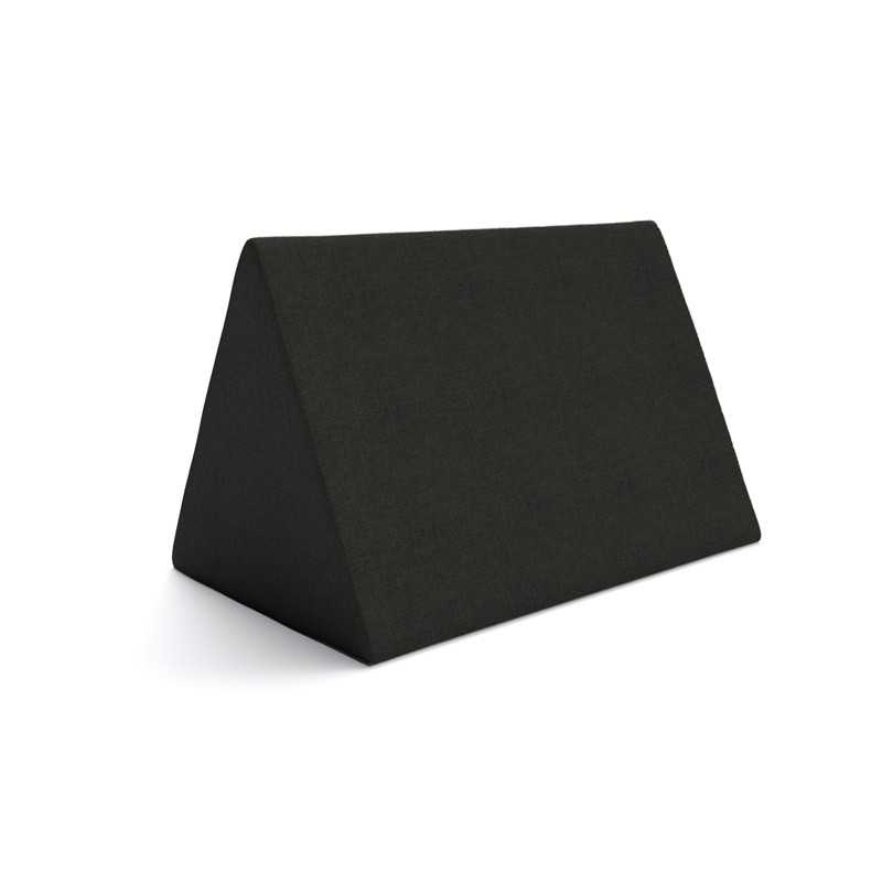 Cojín triangular para sofá modular para niños, negro