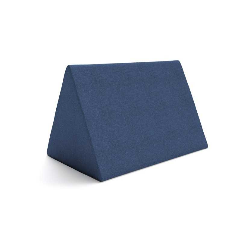 Cojín triangular para sofá modular para niños, azul oscuro