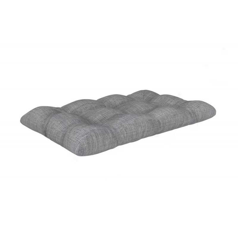 Cojín de Asiento Acolchado para Palet 120x80x15 Gris