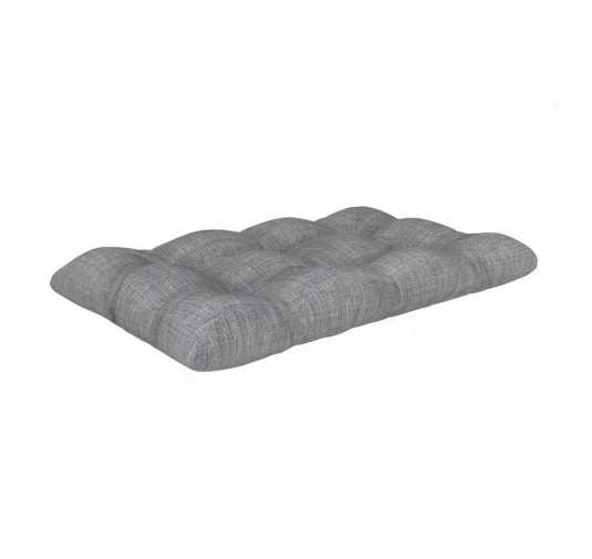 Cojín de Asiento Acolchado para Palet 120x80x15 Gris