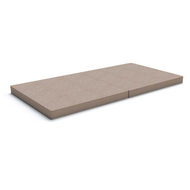 Colchón plegable 160x80x8 cm para sofá modular para niños, beige