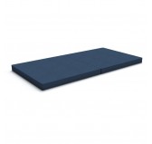 Colchón plegable 160x80x8 cm para sofá modular para niños, azul oscuro