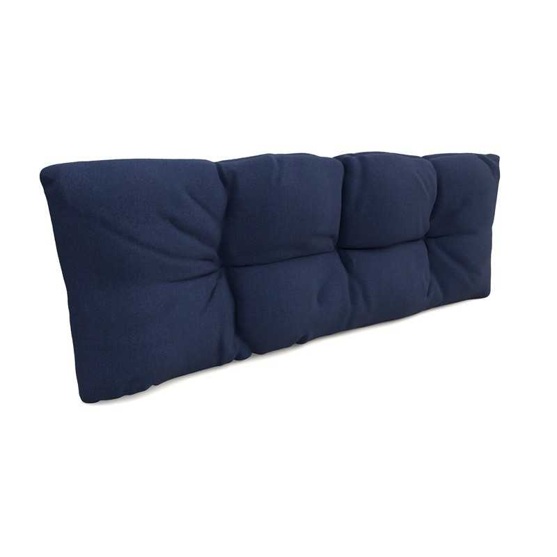 Cojín de Respaldo Acolchado para Palet 120x40x12 Azul Oscuro Cojín de Respaldo Acolchado para Palet 120x40x12 Azul Oscuro