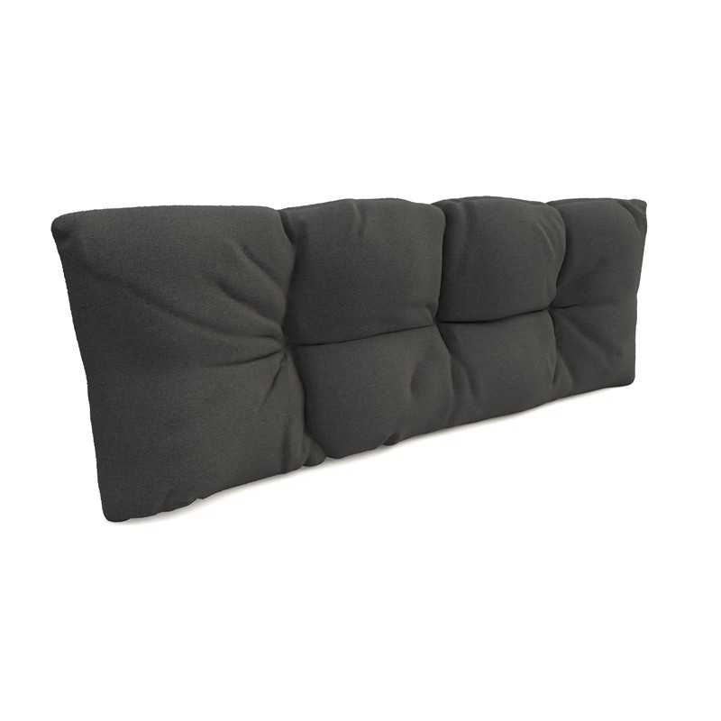 Cojín de Respaldo Acolchado para Palet 120x40x12 Antracita Cojín de Respaldo Acolchado para Palet 120x40x12 Antracita